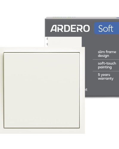 Выключатель кнопочный 1-клавишный Ardero EV141-W Soft 10А белый