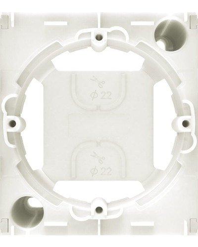Коробка для наружного монтажа Ardero EF111-W Soft белая