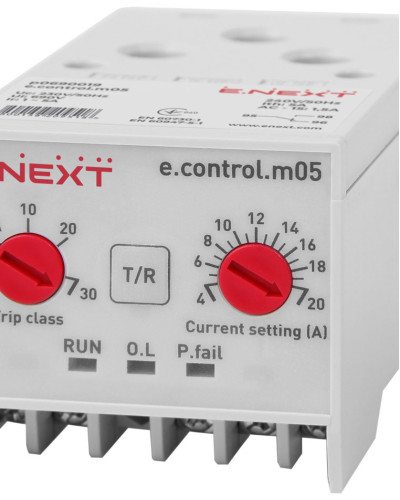 Реле захисту двигуна e.control.m05, 4-20А