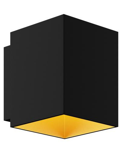 Бра чорний+золотий квадратний 91063 SOLA WL SQUARE