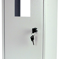 Корпус e.mbox.stand.n.f1.0.z металевий, під 1-ф. лічильник, порожня, навісний, з замком