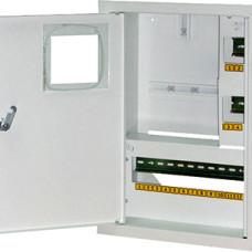 Корпус e.mbox.stand.w.f1.16.z металевий, під 1-ф. лічильник, 16 мод., що вбудовується, з замком