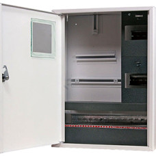 Корпус e.mbox.stand.n.f3.24.z металевий, під 3-ф. лічильник, 24 мод., навісний, з замком