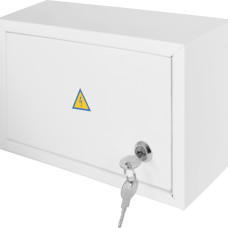 Корпус e.mbox.stand.n.12.z металевий, під 12 мод., навісний, з замком