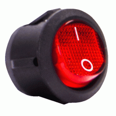 Перемикач клавішний e.switch.key.01, 3 pin, з індикацією