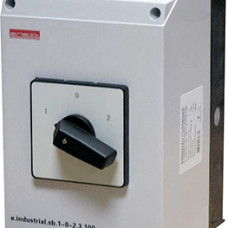 Пакетний перемикач в корпусі e.industrial.sb.1-0-2.3.100, 3р, 100А (1-0-2)