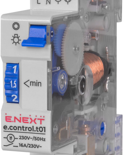 Реле часу освітлення електромеханічний e.control.t01