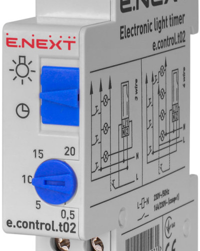 Реле часу освітлення електронний e.control.t02