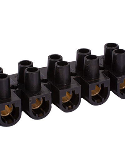 Клемна колодка ділима, 12груп  e.tc.stand.12.25.black, 60 А, чорна