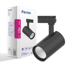 Трековый светильник Feron AL102 12W 2700К IP40 черный