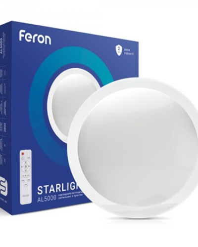 Світлодіодній світильник Feron AL5000 STARLIGHT з RGB 42W