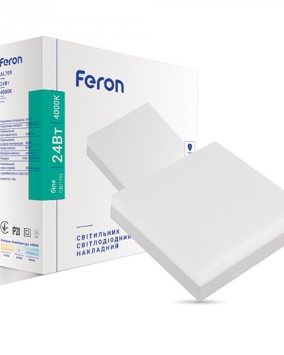 Накладний світлодіодний світильник Feron AL709 24W