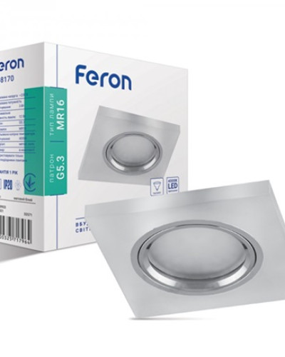 Встраиваемый светильник Feron CD8170 с LED подсветкой