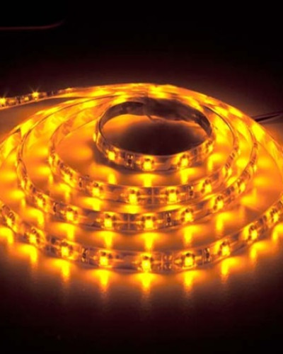 Світлодіодна стрічка Feron SANAN LS604 60SMD / м 12V IP65 жовтий