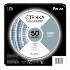 Світлодіодна стрічка Feron SANAN LS606 60SMD / м 12V IP20 50 м білий