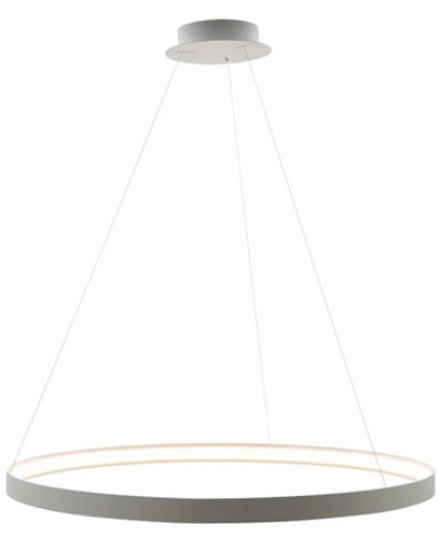 Подвесной светильник круглый белый FI 780MM DŁ. LINEK H2,5M LA0716/1-WH CIRCLE LAMPA