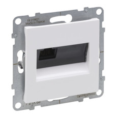 Розетка інформаційна RJ45 CAT6 UTP, колір Білий SUNO