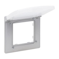 Рамка 1 пост IP44 цвет алюминий NILOE STEP