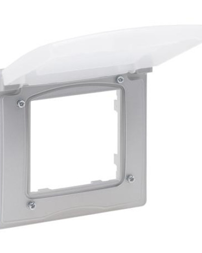 Рамка 1 пост IP44 цвет алюминий NILOE STEP