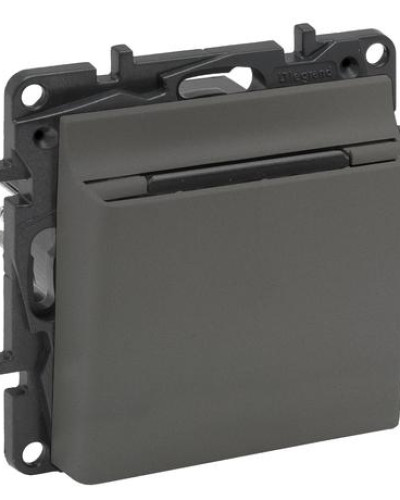 Выключатель карточный 6А 250В цвет Сталь NILOE STEP