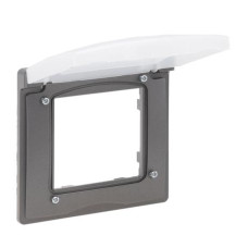 Рамка 1 пост IP44 цвет Сталь NILOE STEP