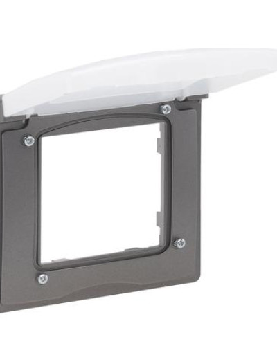 Рамка 1 пост IP44 цвет Сталь NILOE STEP