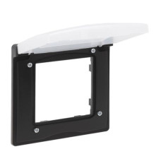 Рамка 1 пост IP44 цвет черный NILOE STEP
