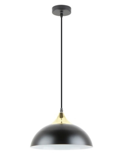 Подвесной светильник черный матовый-золото SARDA LAMPA CZARNY MATT BLACK-GOLD