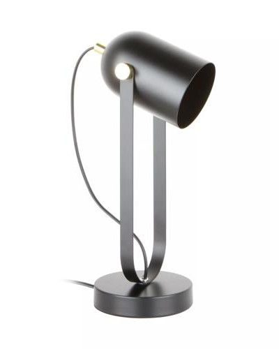 Настільна лампа чорно-золота ARIES LAMPA BIURKOWA CZARNO-ЗОЛОТО/BLACK-GOLD