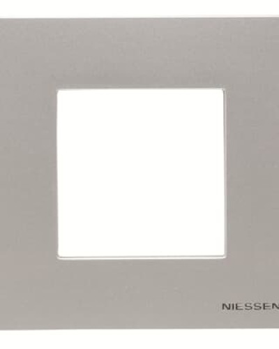 Рамка 1 пост zenit сріблястий, 2cla227100n1301, abb