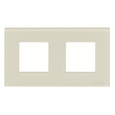 Рамка 2 поста Zenit скло біле, 2CLA227200N3001, ABB