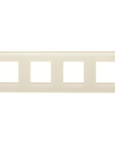 Рамка 4 поста zenit скло біле, 2cla227400n3001, abb