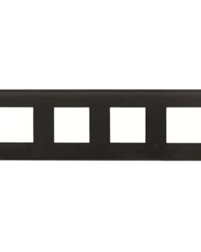 Рамка 4 поста zenit скло чорне, 2cla227400n3101, abb