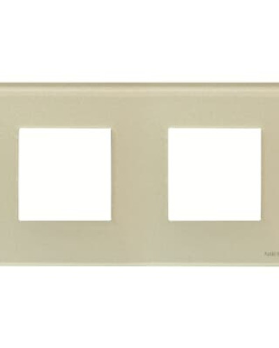 Рамка 2 поста zenit скло перлинне, 2cla227200n3501, abb