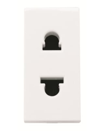 Розетка без заземлення zenit білий/1мод., 2cla213500n1101, abb