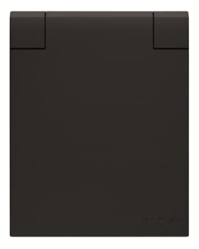 Розетка schuko ip54 до панелей чорний, 2cla328800a1501, abb