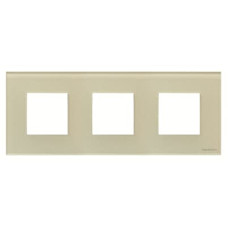 Рамка 3 поста Zenit скло перлинне, 2CLA227300N3501, ABB