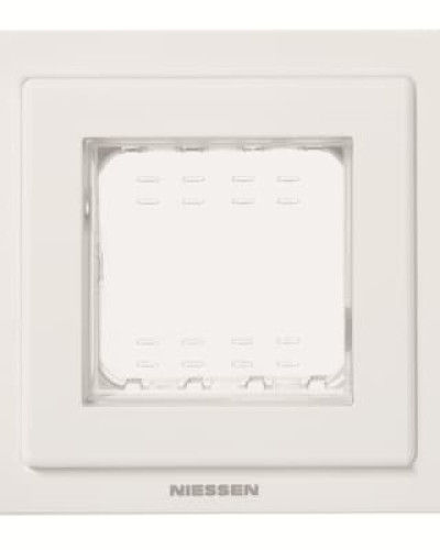 Рамка 1 пост кр. ip55 zenit білий, 2cla327100n1101, abb