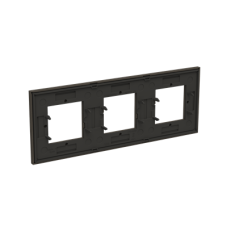 Рамка 3 поста Zenit антрацит, 2CLA227300N1801, ABB