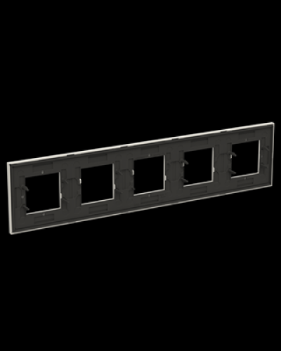 Рамка 5 постів zenit білий, 2cla227500n1101, abb