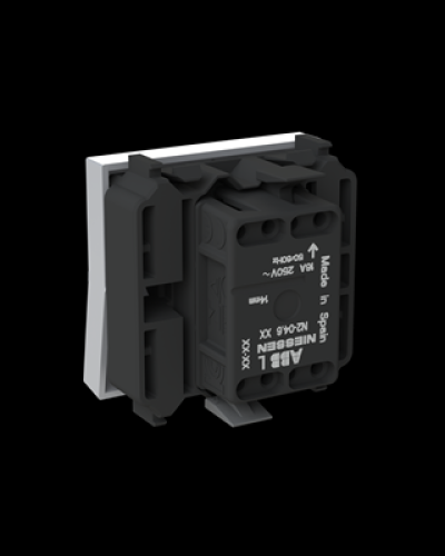 Кнопка 1-клавішна 1нз zenit срібл, 2cla220460n1301, abb