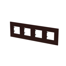 Рамка 4 поста Zenit венге, 2CLA227400N2101, ABB