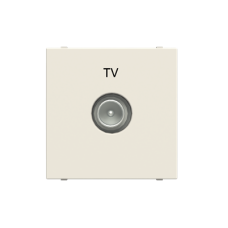 Розетка TV проста Zenit білий, 2CLA225070N1101, ABB
