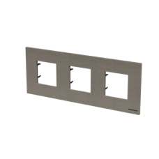 Рамка 3 поста Zenit сталь, 2CLA227300N4001, ABB