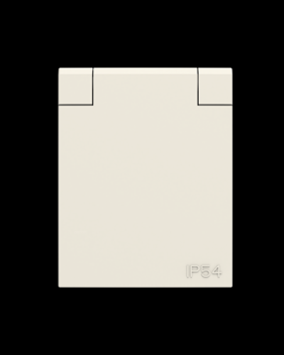 Розетка schuko ip54 до панелей білий, 2cla328800a1101, abb