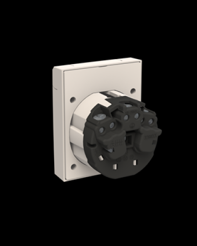 Розетка schuko ip54 до панелей білий, 2cla328800a1101, abb