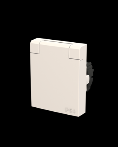 Розетка schuko ip54 до панелей білий, 2cla328800a1101, abb