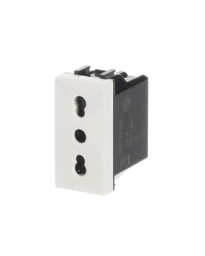 Розетка італ.стандарт zenit білий/1мод, 2cla213300n1101, abb