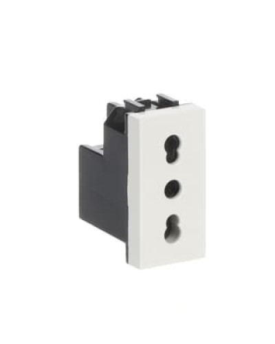 Розетка італ.стандарт zenit білий/1мод, 2cla213300n1101, abb
