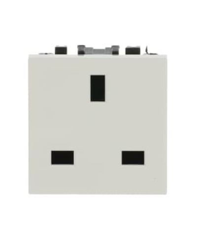 Розетка bs 13a/250в zenit білий, 2cla223700n1101, abb